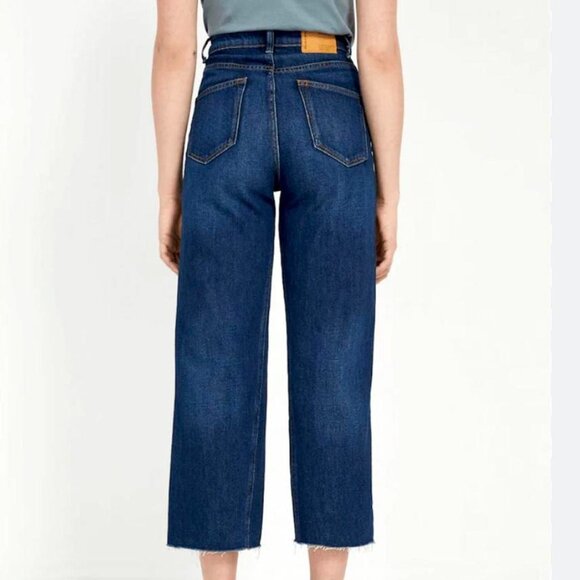 Frank and Oak Nina Wide Leg Cropped Jeans - Picture 8 of 8